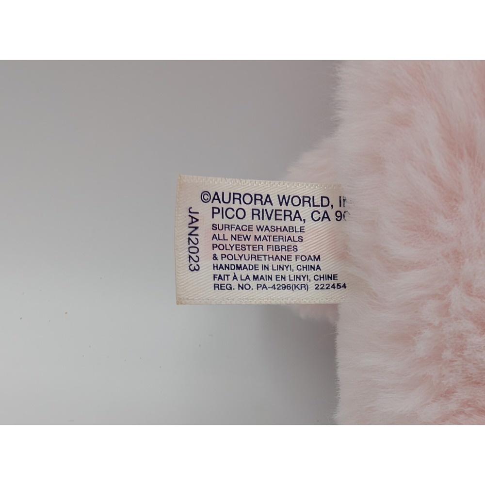 Aurora Axolotyl Pink Round Plush 2023 Stuffed Animal Toy - Picture 7 of 8